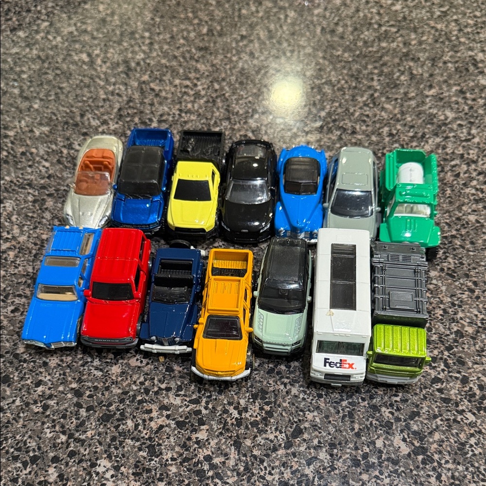 Vibrant Toy Car Collection for Kids , 14 cars